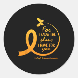 Sticker Rond Sclérose en plaques Femmes Maman Bible chrétienne