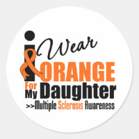 Sclérose En Plaques Je Porte Orange Pour Ma Fille