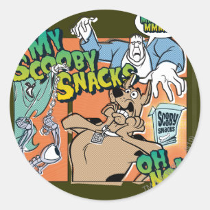 Sticker Rond Scooby-Doo "My Scooby Snacks"