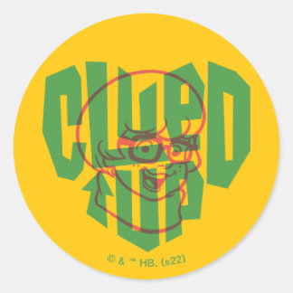 Sticker Rond Scooby-Doo | Velma Cluted Up