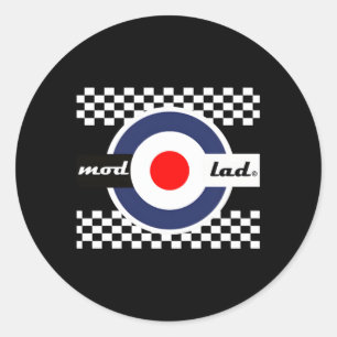 Sticker Rond Scooter Mods Mods Mods Exclusif Travail original