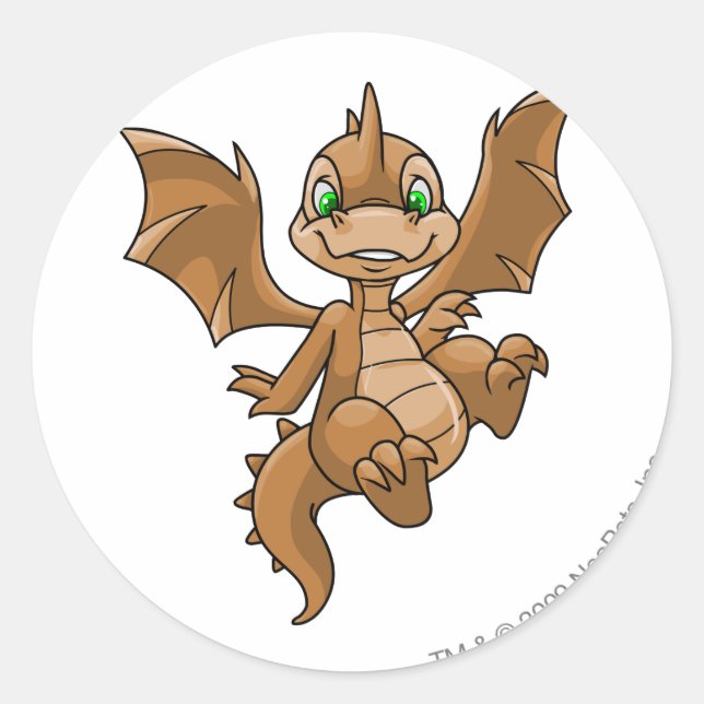 Sticker Rond Scorchio Brown (Devant)