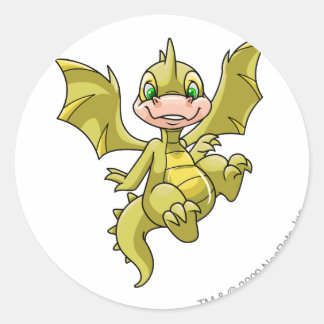 Sticker Rond Scorchio jaune