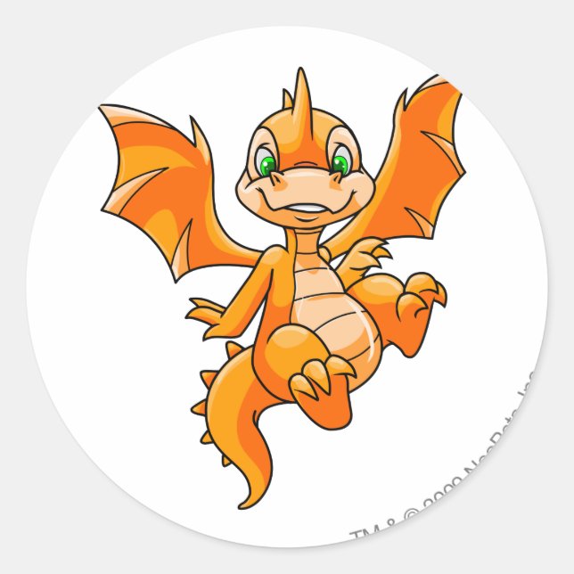 Sticker Rond Scorchio Orange (Devant)