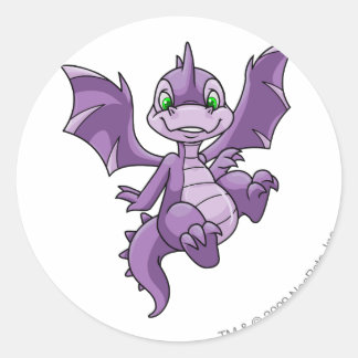 Sticker Rond Scorchio violet