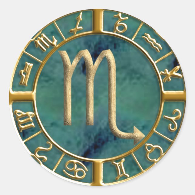 Sticker Rond Scorpio (Devant)