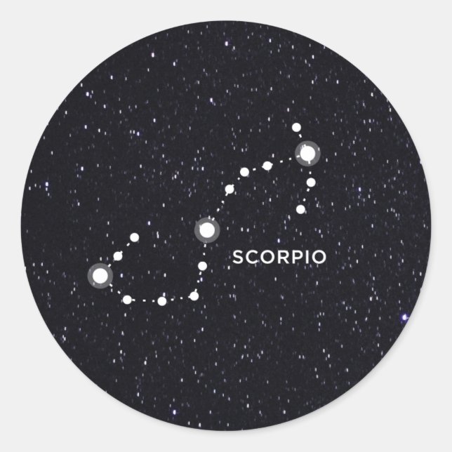 Sticker Rond Scorpio (Devant)