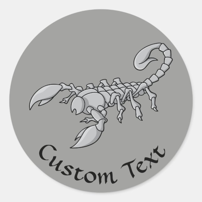 Sticker Rond Scorpion icon (Devant)