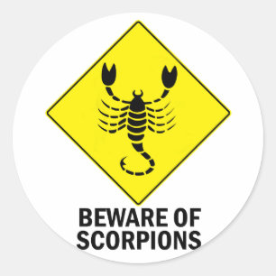 Sticker Rond Scorpions