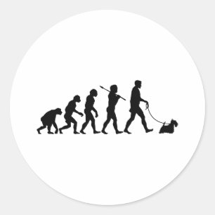 Sticker Rond Scottish Terrier