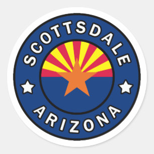 Sticker Rond Scottsdale Arizona