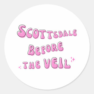 Sticker Rond Scottsdale avant le voile