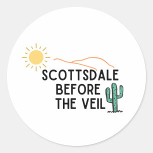 Sticker Rond Scottsdale Before The Veil
