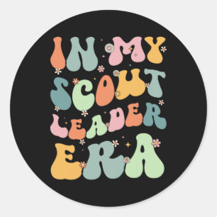 Sticker Rond Scout À l'époque où j'étais chef scout 