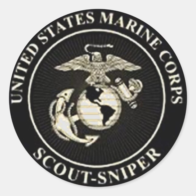 STICKER ROND SCOUT SNIPER (Devant)