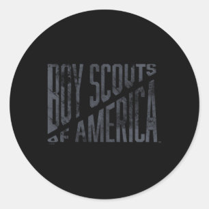Sticker Rond Scouts D'Amérique