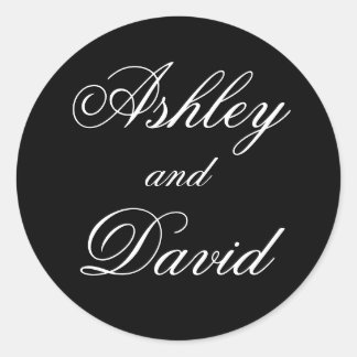 Sticker Rond Script élégant