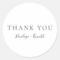 Script minimaliste Blanc moderne mariage personnal