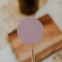 Script Whimsical | Faveur de mariage Rose Merci