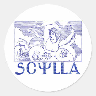 Sticker Rond Scylla