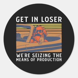 Sticker Rond Se Perdre, Saisir La Production