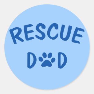 Sticker Rond Secourir l'autocollant papa