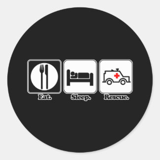 Sticker Rond secourt de sommeil