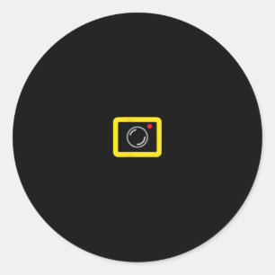 Sticker Rond Secret Vidéo Recette Agent Drôle Caméra Hal