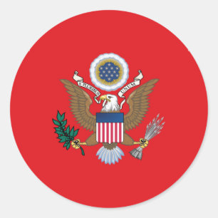 Sticker Rond Secrétaire de l'armée des États-Unis