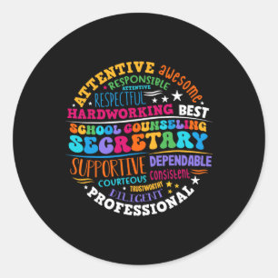 Sticker Rond Secrétariat de l'orientation scolaire de Heart Sch