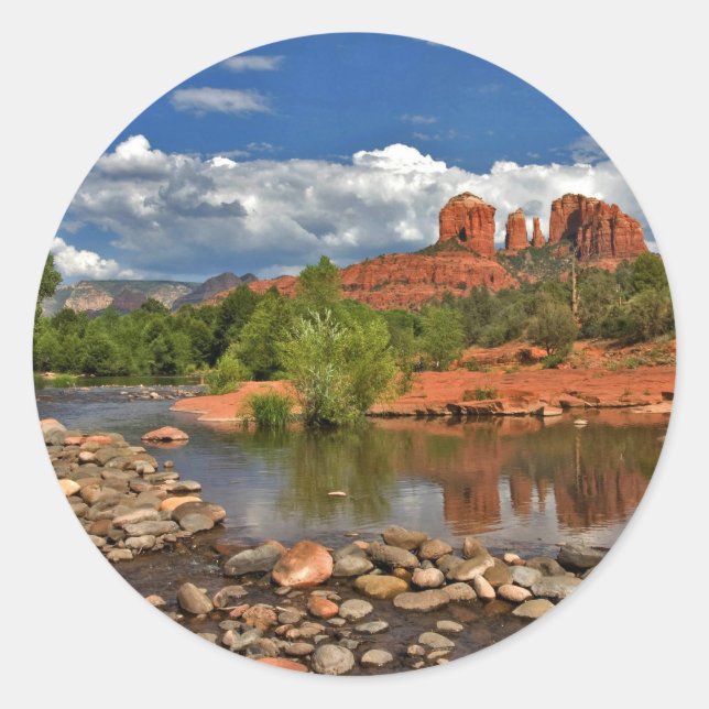 Sticker Rond Sedona (Devant)