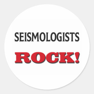 Sticker Rond Seismologistes Rock