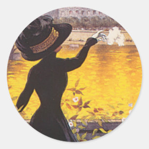 Sticker Rond Semaine d'aviation de Lyon