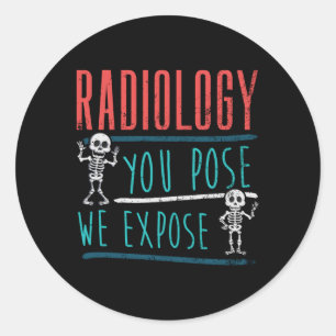 Sticker Rond Semaine De Radiologie Et École De Radiologie