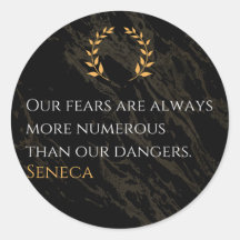 Seneca's Insight : Les peurs comparées aux dangers