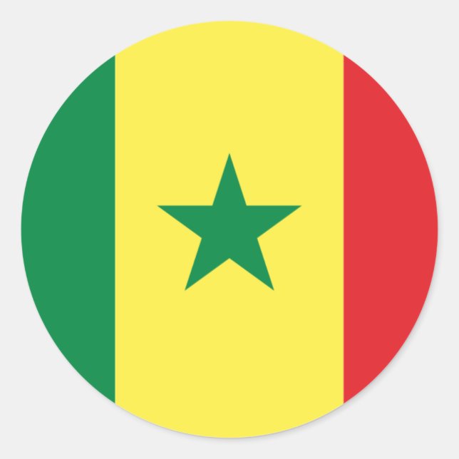 Sticker Rond sénégal (Devant)