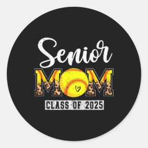 Sticker Rond Senior 2025 Maman Senior Softll Maman 2025 Style L