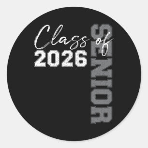 Sticker Rond Senior 2026 Promotion 2026 Seniors Diplôme 2026 Se