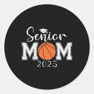 Sticker Rond Senior Mom 2025 Sketll Cl De 2025 Graduation