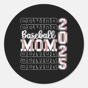 Sticker Rond Senior Mom 2025 Vendre Cl De 2025 Drôle Graduation