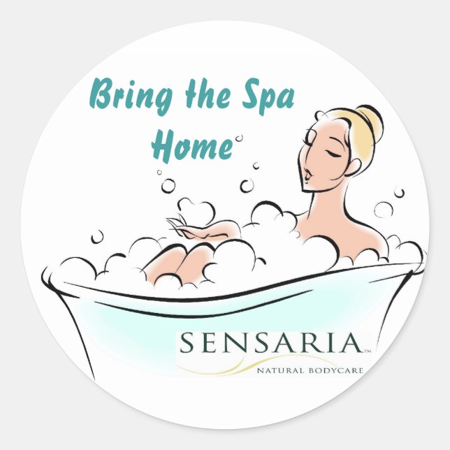 Sticker Rond Sensaria (Devant)