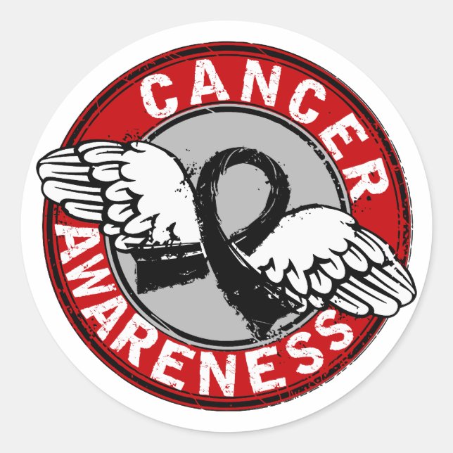 Sticker Rond Sensibilisation 14 Melanoma (Devant)