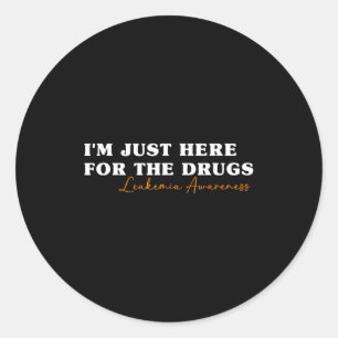 Sticker Rond Sensibilisation à la leucémie Survivant de la leuc