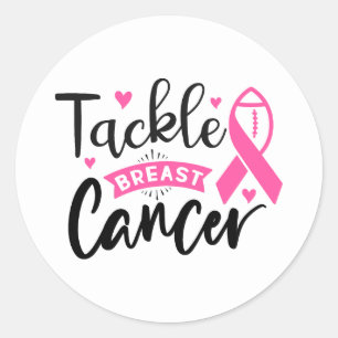 Sticker Rond Sensibilisation à la lutte contre le cancer du sei