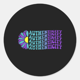 Sticker Rond Sensibilisation à la prévention de l'ity