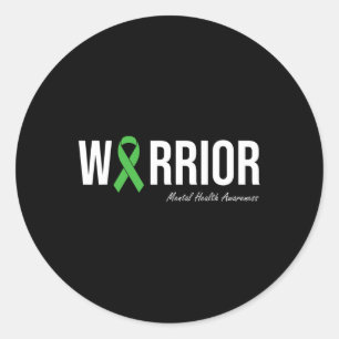 Sticker Rond Sensibilisation à la santé Écran vert 2