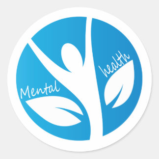 Sticker Rond sensibilisation à la santé mentale