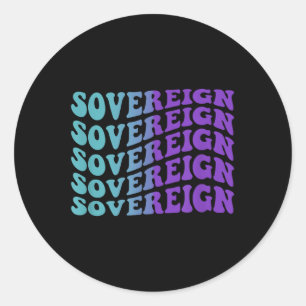 Sticker Rond Sensibilisation à la santé mentale