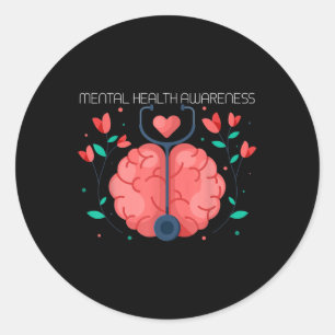 Sticker Rond Sensibilisation à la santé mentale _6