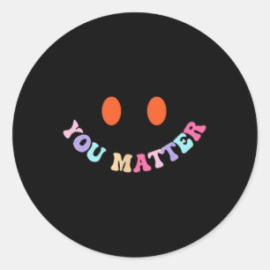 Sticker Rond Sensibilisation à la santé mentale Vous Problème 2
